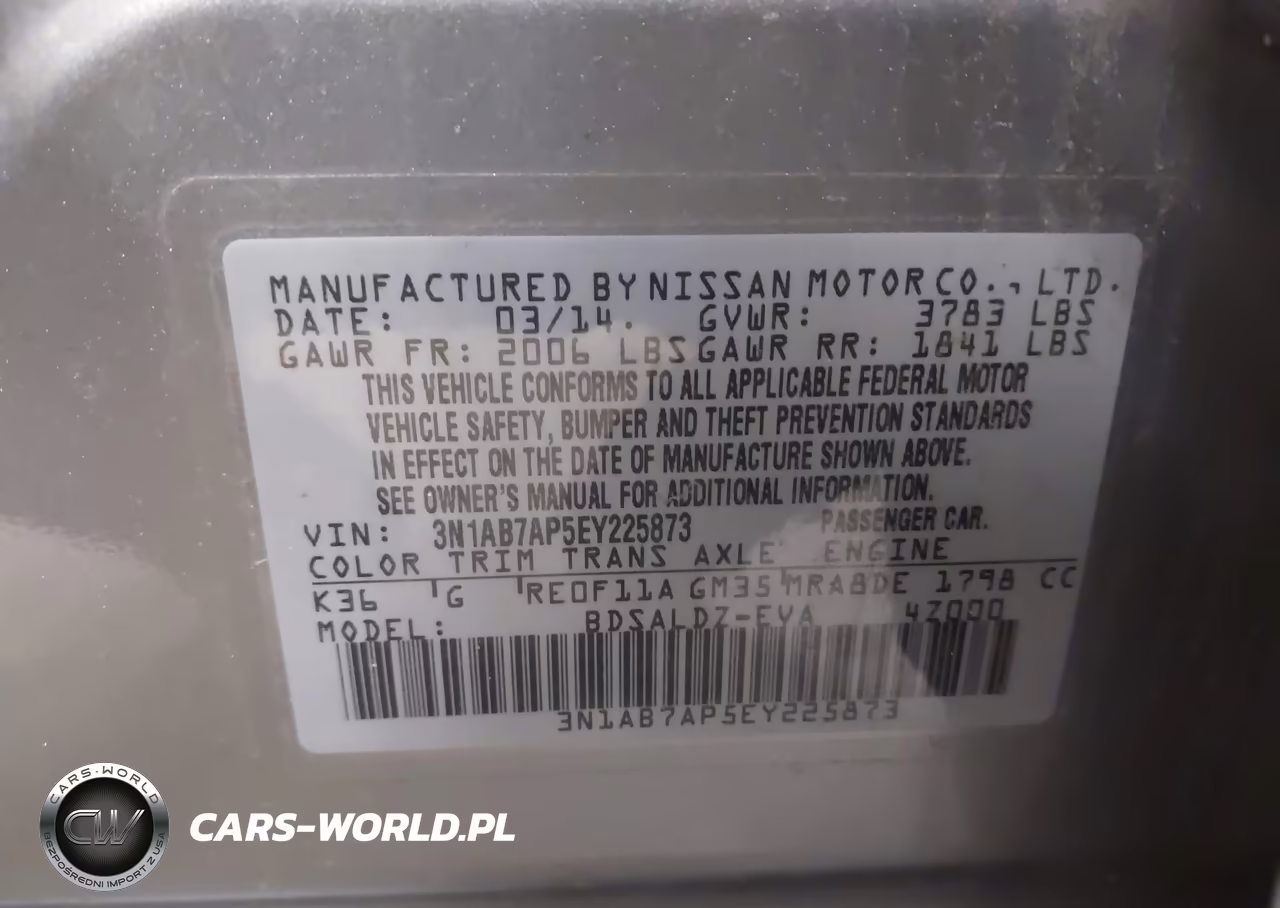 2014 Nissan Sentra VIN:3N1AB7AP5EY225873 - 9
