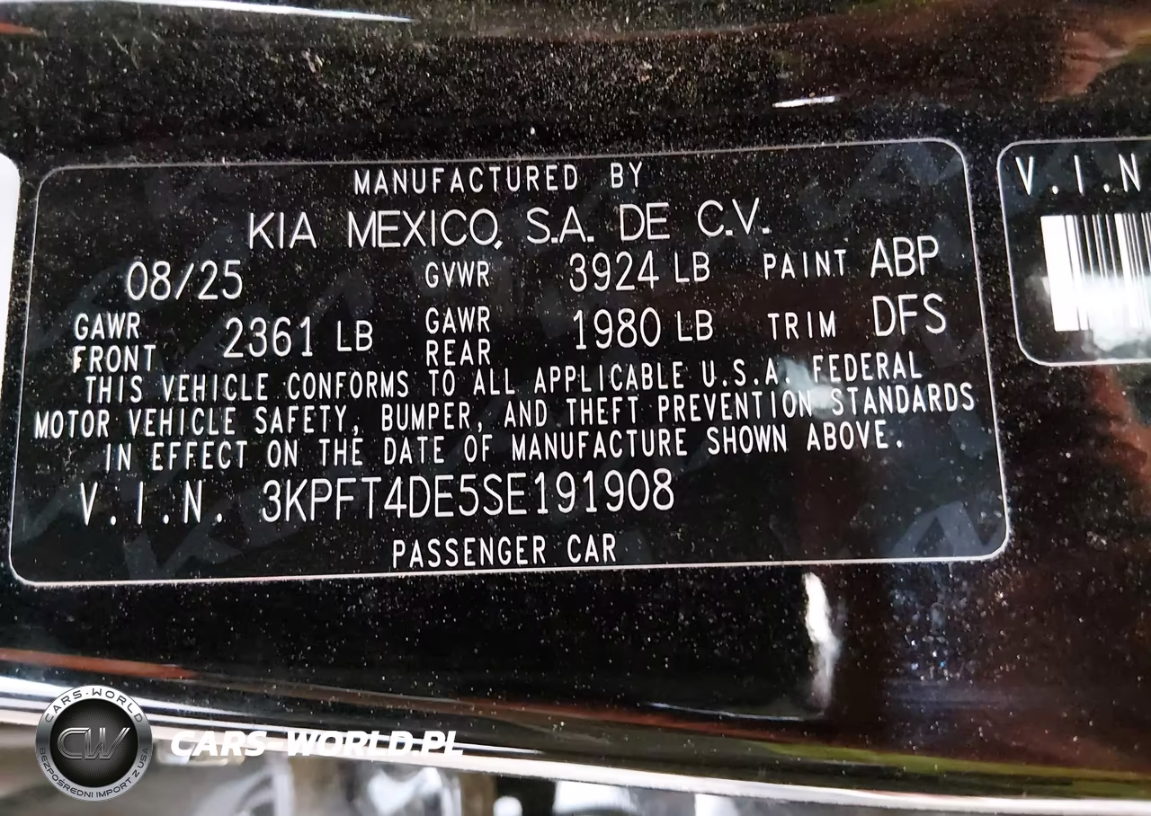 2025 Kia K4 Lxs VIN:3KPFT4DE5SE191908 - 9
