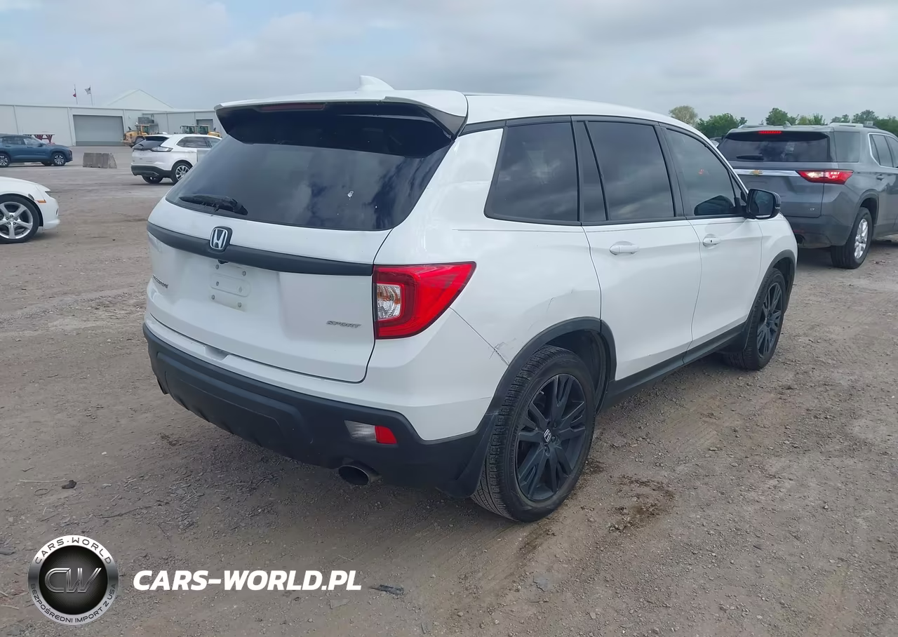 2021 Honda Passport 2Wd Sport VIN:5FNYF7H2XMB001308 - 4