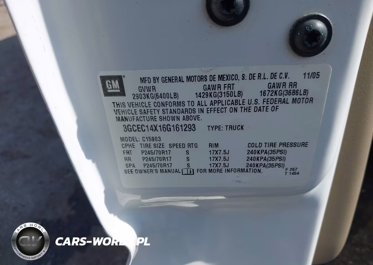 2006 Chevrolet Silverado 1500 Work Truck VIN:3GCEC14X16G161293 - 9
