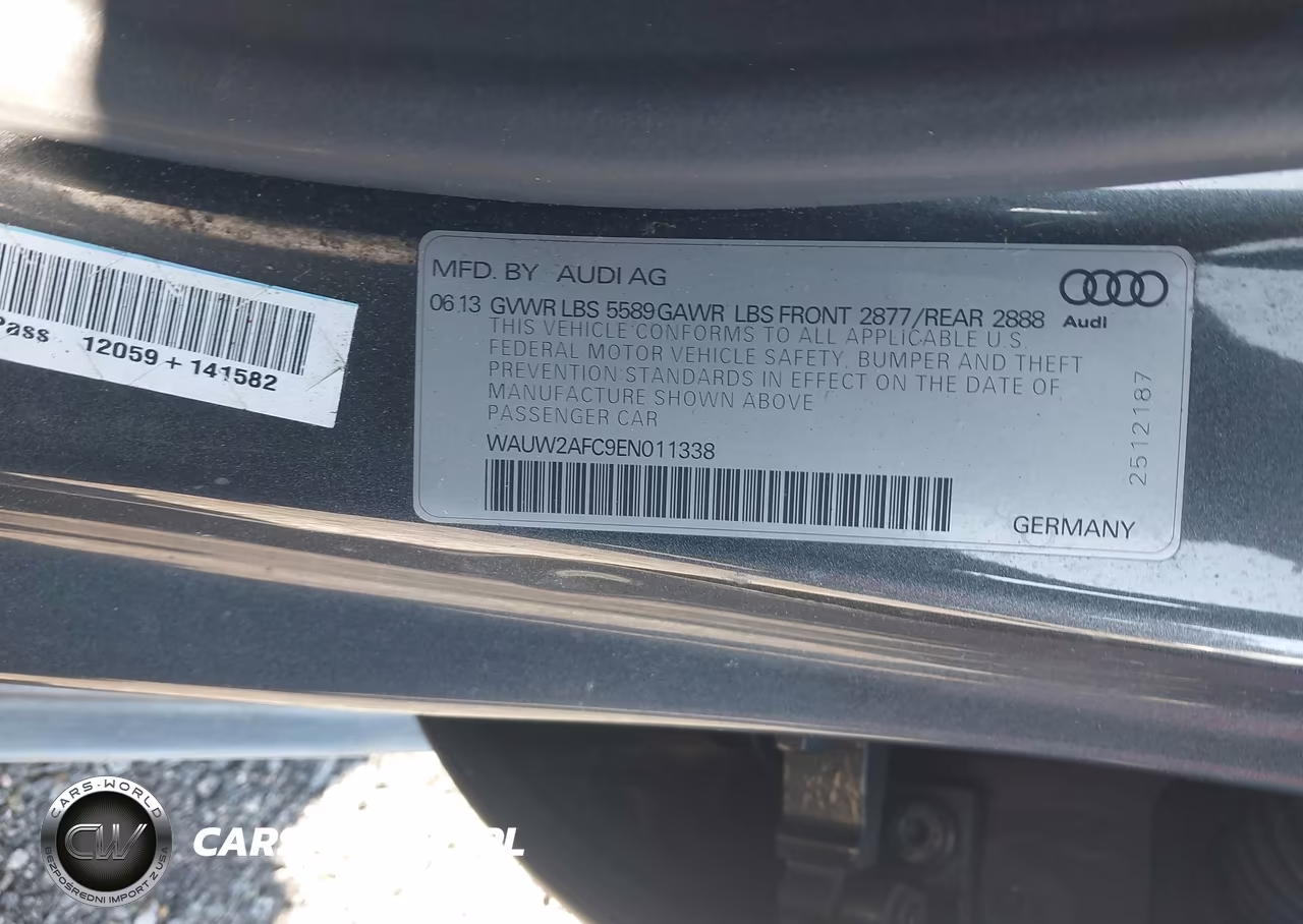 2014 Audi S7 4.0T Prestige VIN:WAUW2AFC9EN011338 - 9