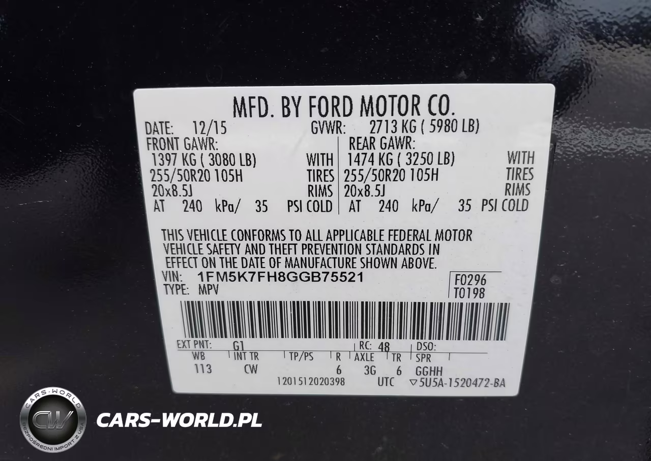 2016 Ford Explorer Limited VIN:1FM5K7FH8GGB75521 - 9
