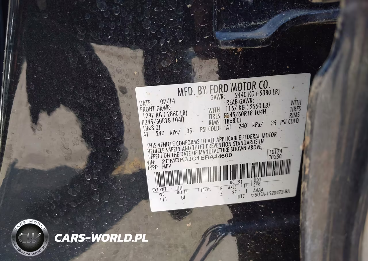 2014 Ford Edge Sel VIN:2FMDK3JC1EBA44600 - 9