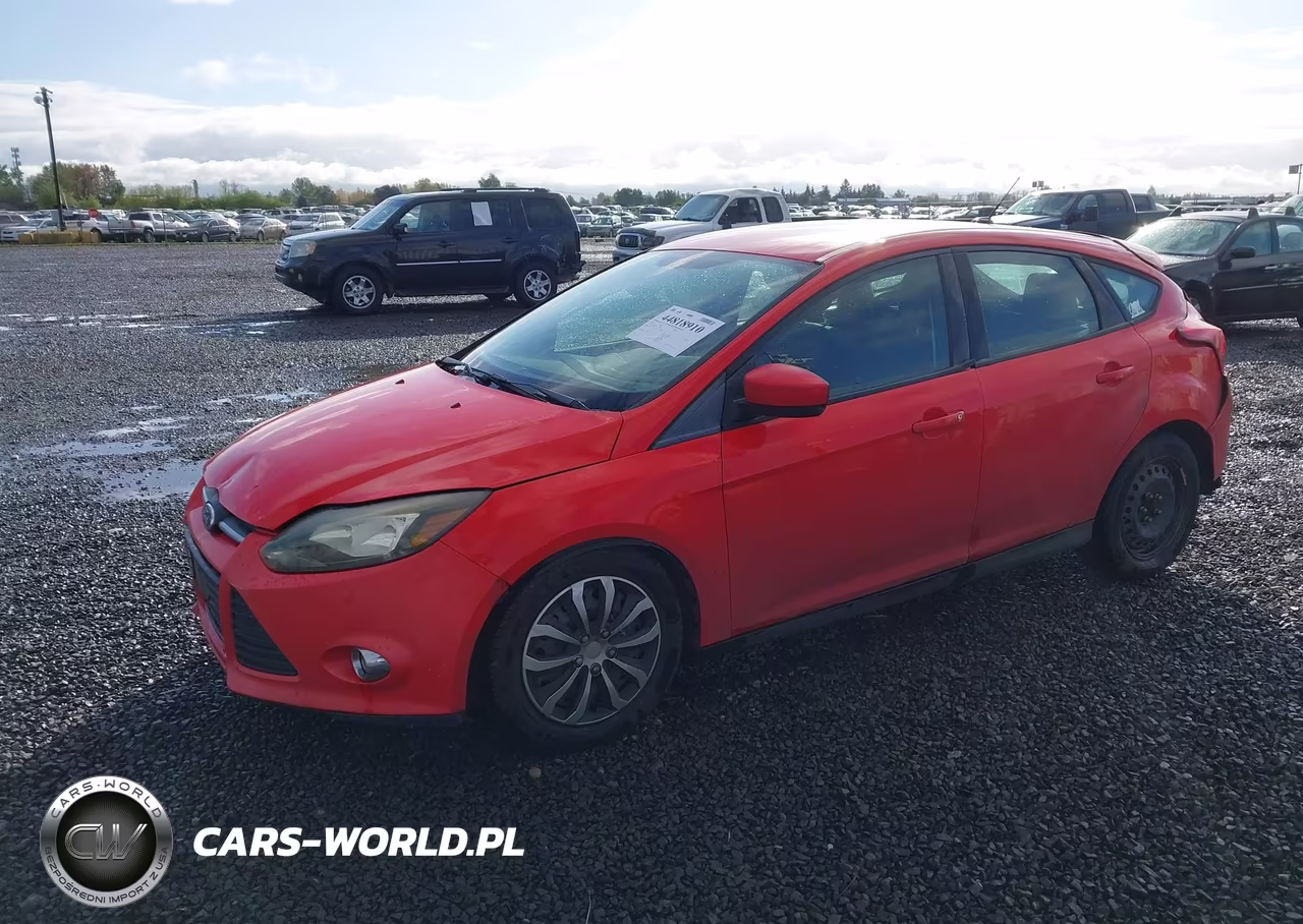 2012 Ford Focus Se VIN:1FAHP3K25CL279100 - 2