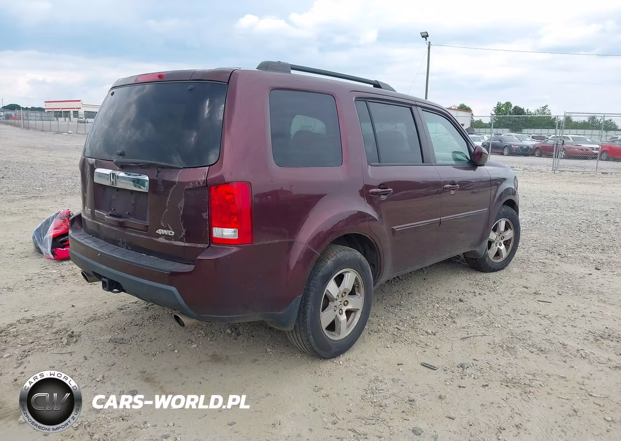 2009 Honda Pilot Ex VIN:5FNYF48449B025577 - 4