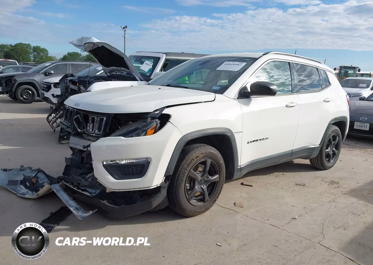 2019 Jeep Compass Sport Fwd VIN:3C4NJCAB5KT736703 - 2