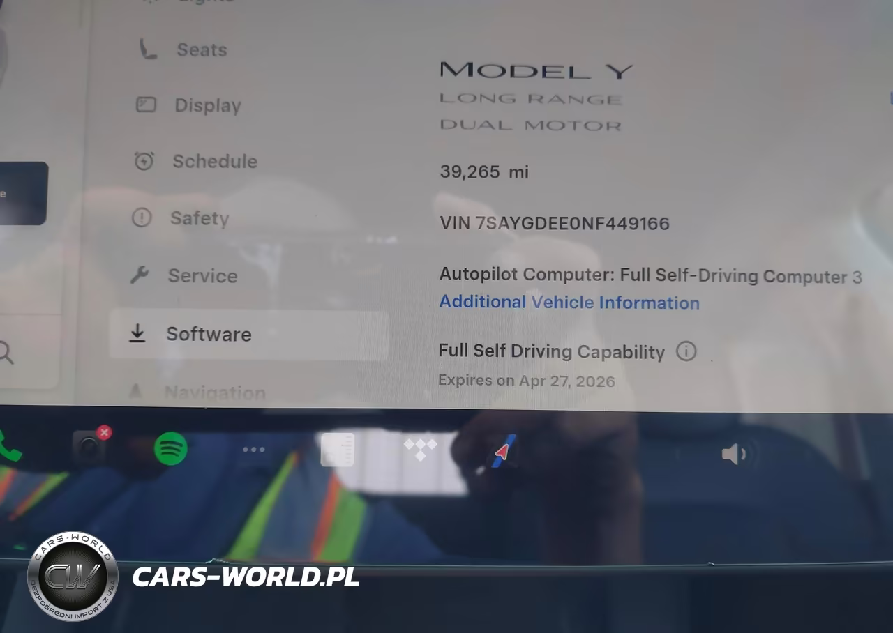 2022 Tesla Model Y Long Range Dual Motor All-Wheel Drive VIN:7SAYGDEE0NF449166 - 7