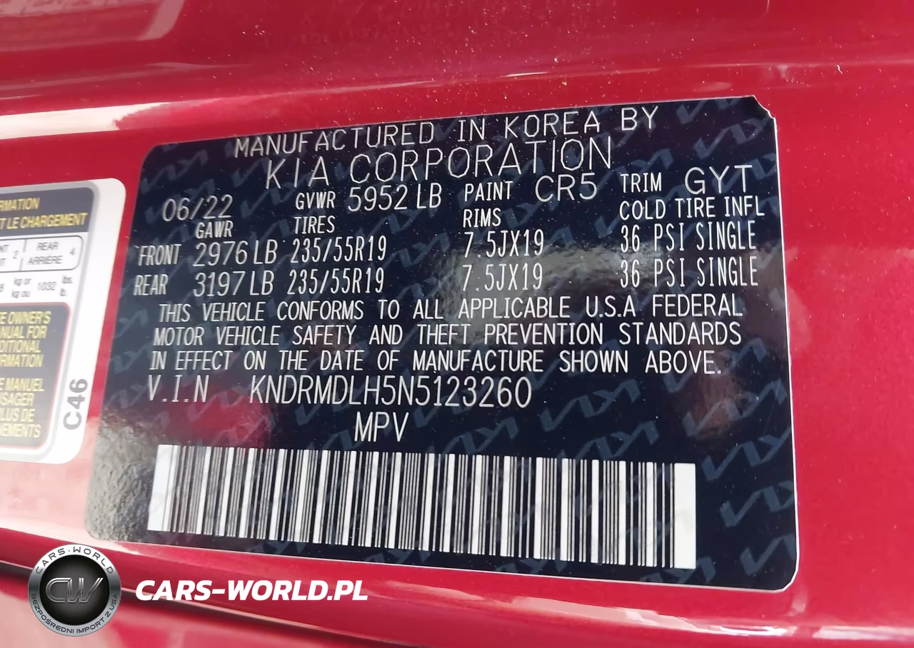2022 Kia Sorento Plug-In Hybrid Sx Prestige VIN:KNDRMDLH5N5123260 - 9