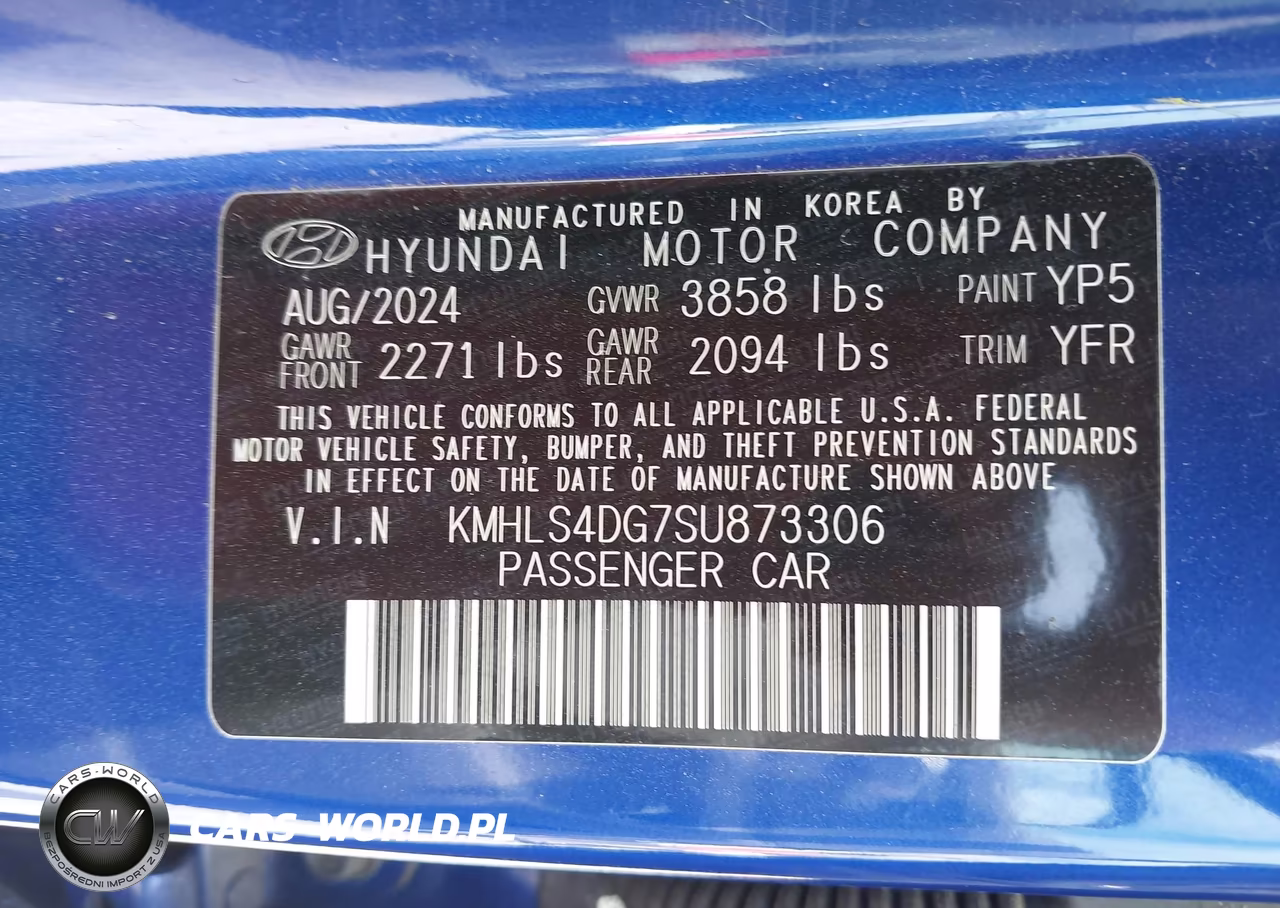 2025 Hyundai Elantra Sel Convenience VIN:KMHLS4DG7SU873306 - 9