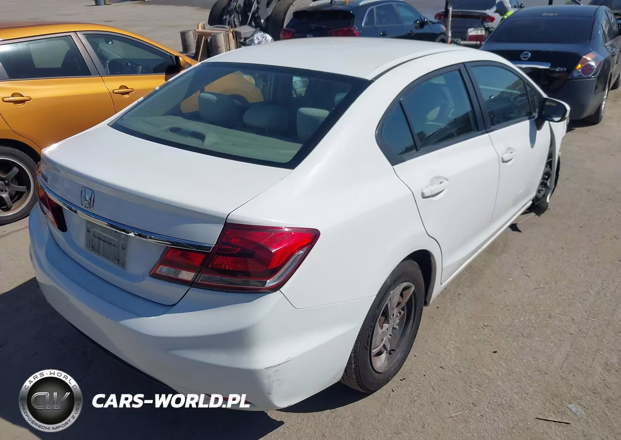2014 Honda Civic Lx VIN:2HGFB2F58EH501631 - 4