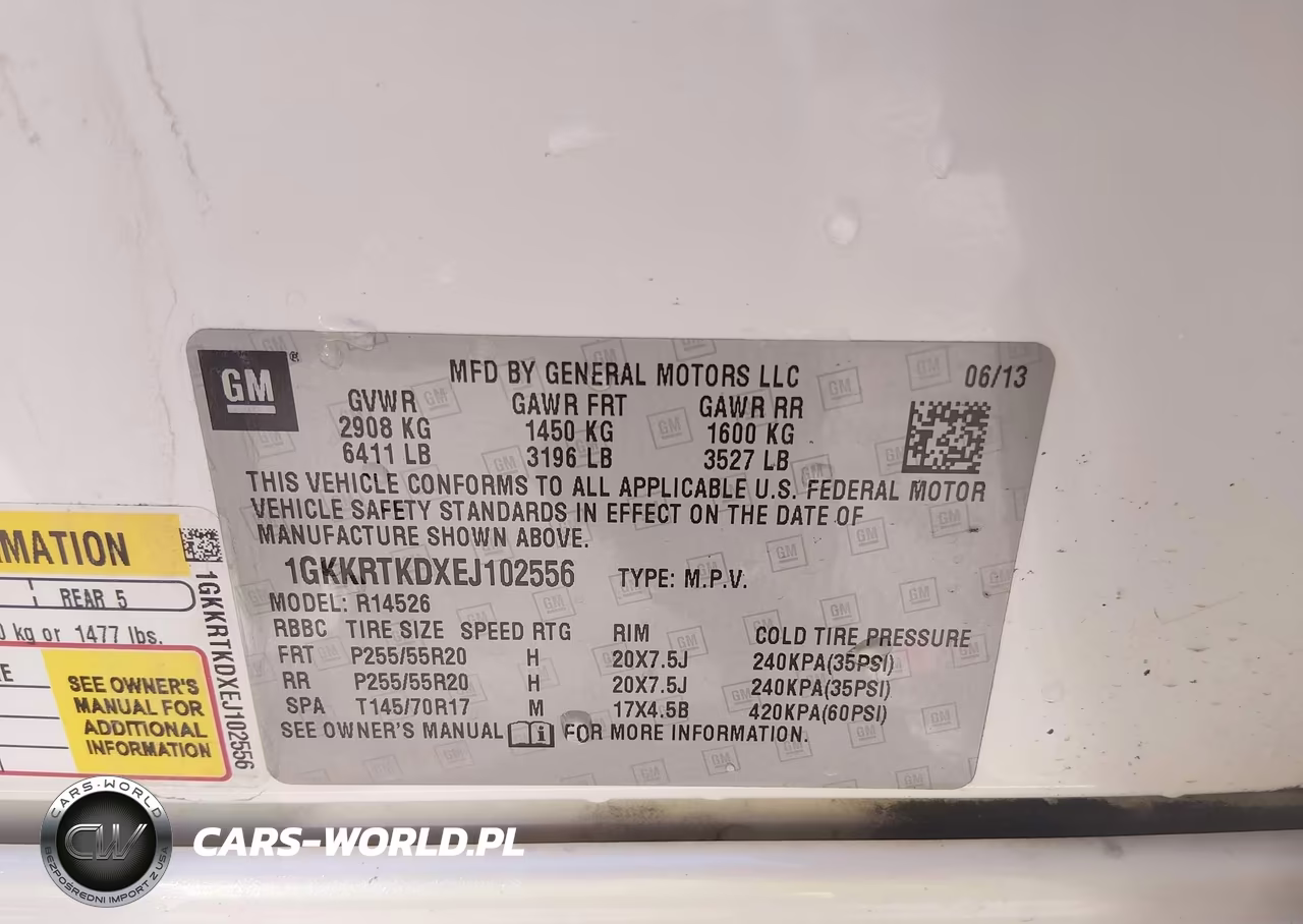 2014 GMC Acadia Denali VIN:1GKKRTKDXEJ102556 - 9