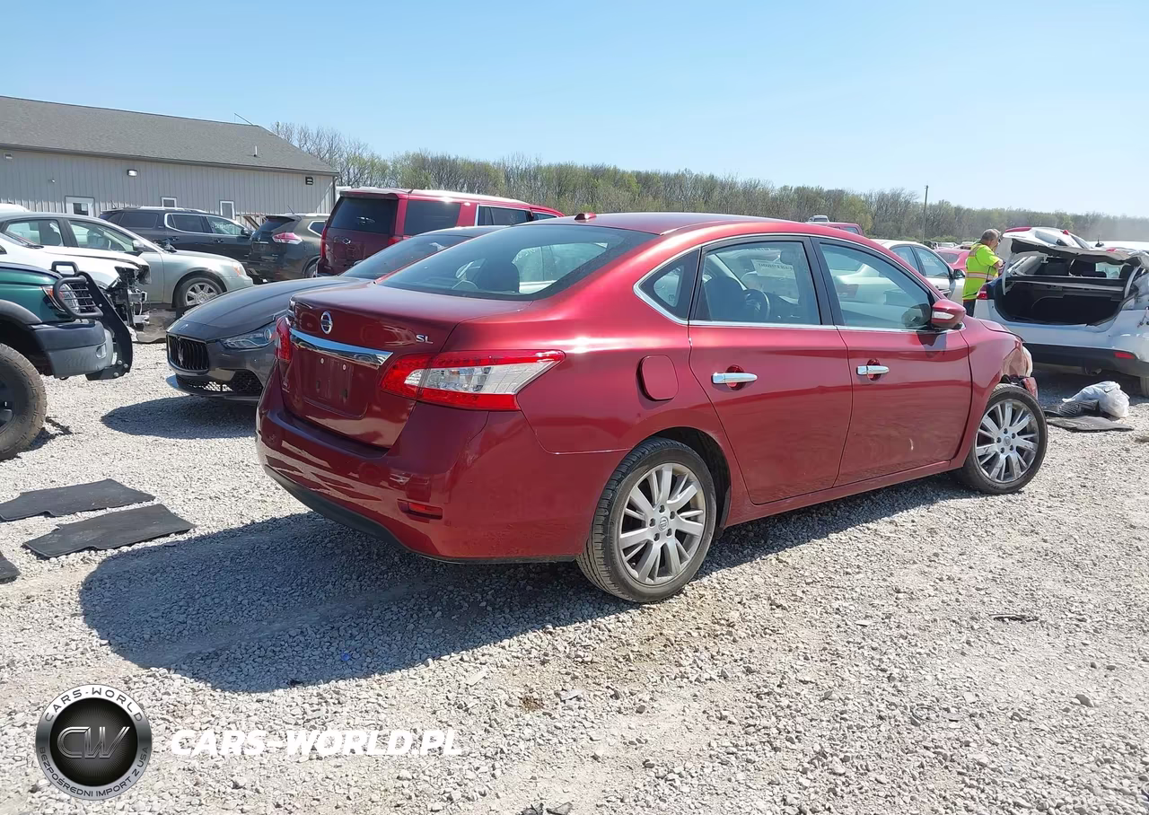 2015 Nissan Sentra Sl VIN:3N1AB7AP3FY235626 - 4