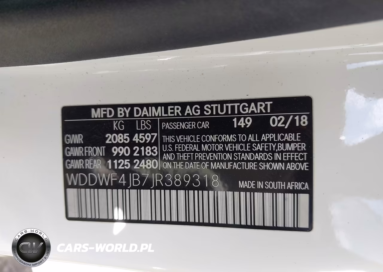 2018 Mercedes-Benz C 300 VIN:WDDWF4JB7JR389318 - 9