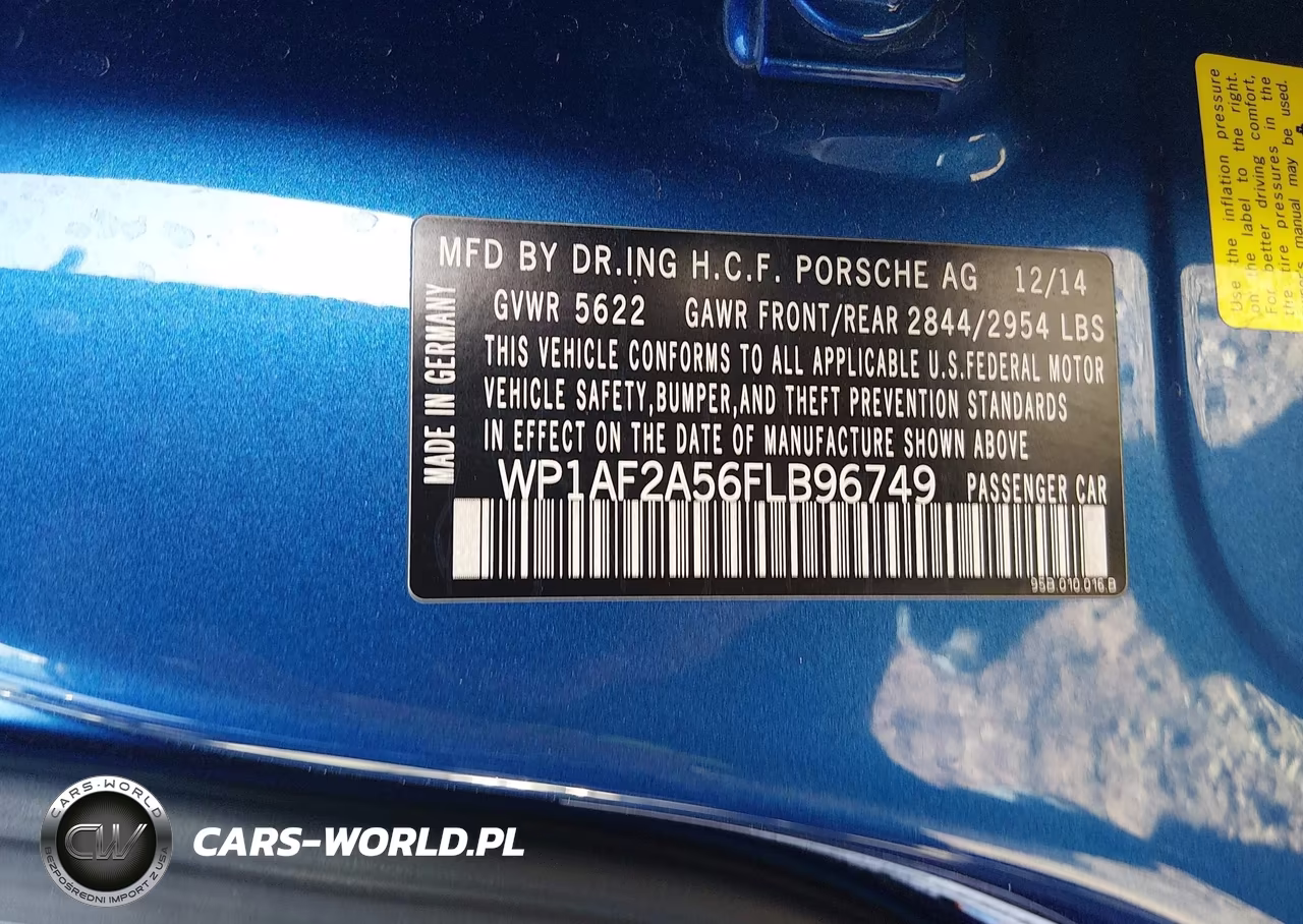 2015 Porsche Macan Turbo VIN:WP1AF2A56FLB96749 - 9