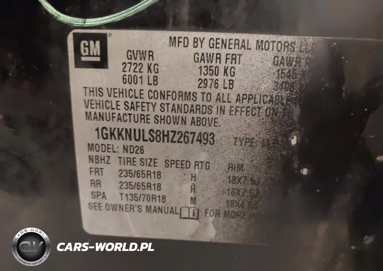 2017 GMC Acadia Slt-1 VIN:1GKKNULS8HZ267493 - 9