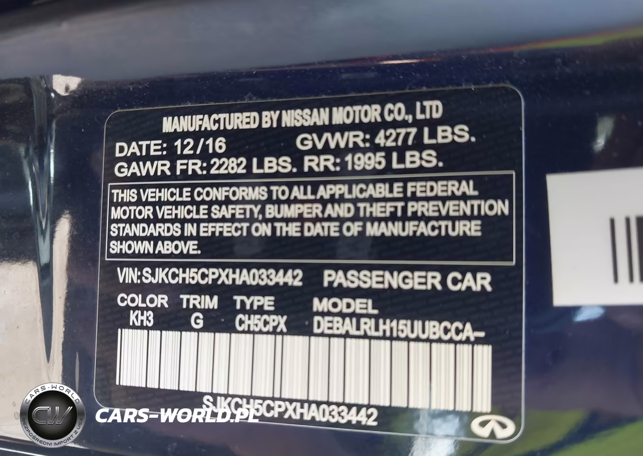 2017 Infiniti Qx30 Premium VIN:SJKCH5CPXHA033442 - 9