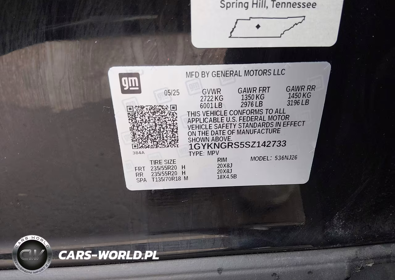 2025 Cadillac Xt5 Awd Sport VIN:1GYKNGRS5SZ142733 - 9