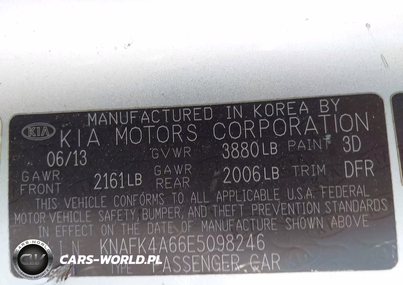2014 Kia Forte Lx VIN:KNAFK4A66E5098246 - 9