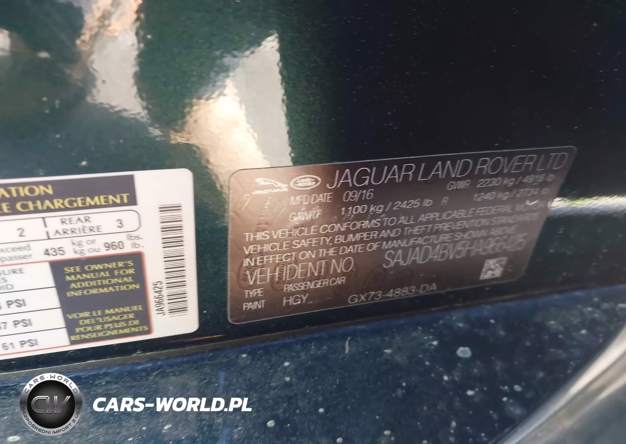 2017 Jaguar Xe 35T Premium VIN:SAJAD4BV5HA966425 - 9