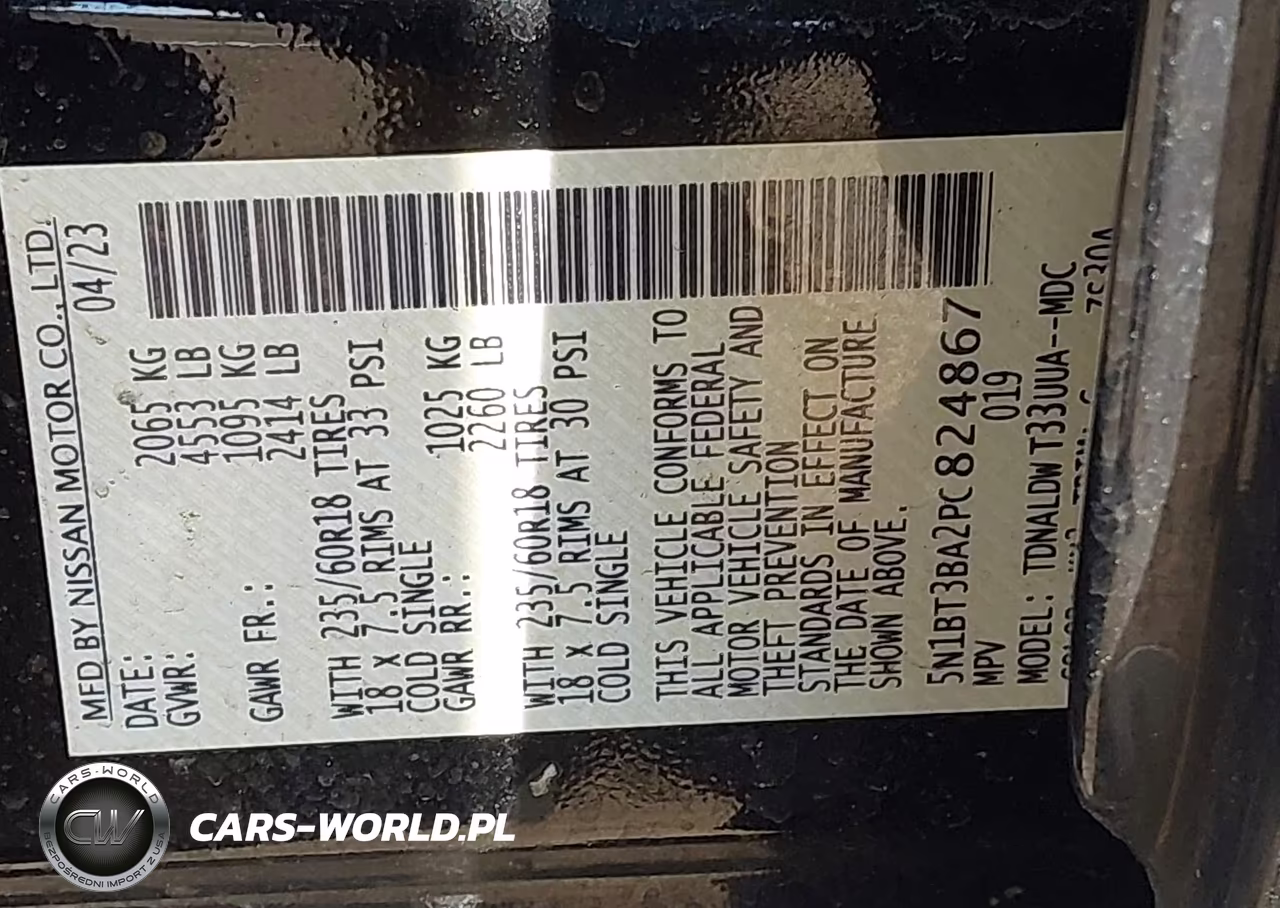2023 Nissan Rogue Sv Fwd VIN:5N1BT3BA2PC824867 - 9