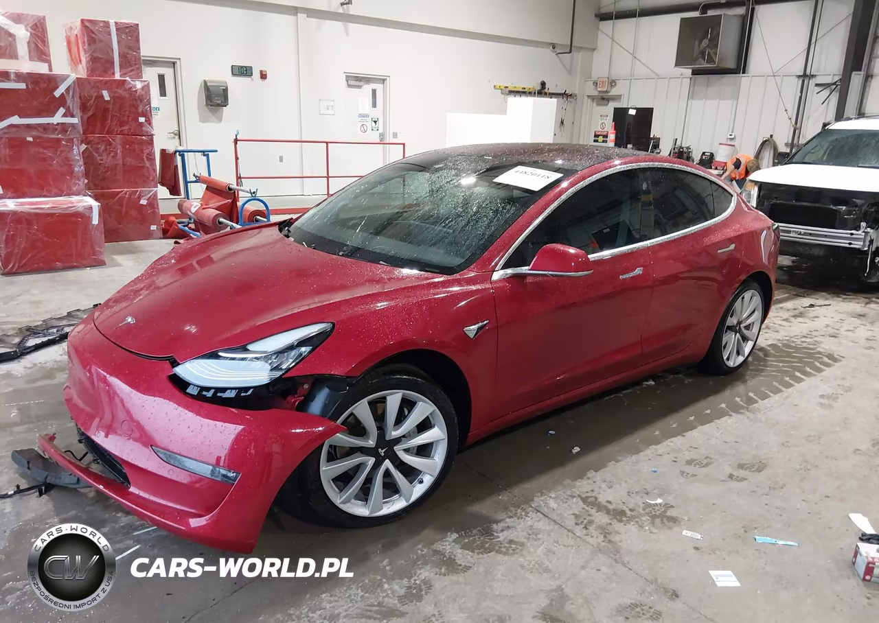 2018 Tesla Model 3 Long Range-Mid Range VIN:5YJ3E1EA7JF015491 - 2