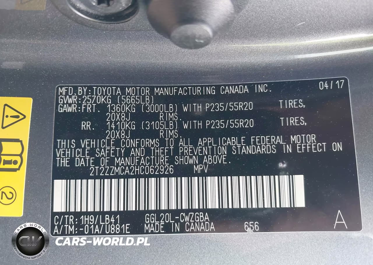 2017 Lexus Rx 350 VIN:2T2ZZMCA2HC062926 - 9
