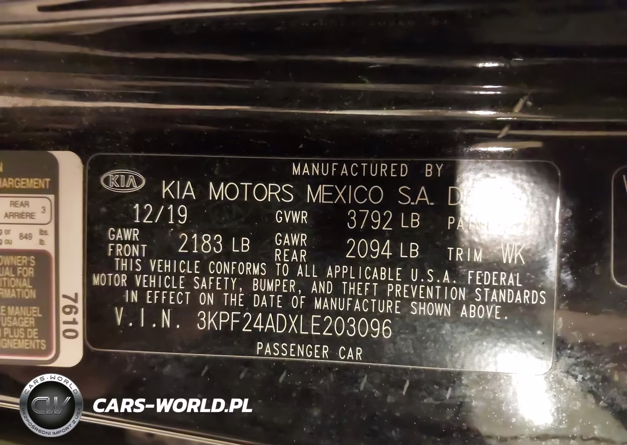 2020 Kia Forte Lxs VIN:3KPF24ADXLE203096 - 9