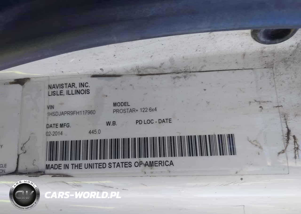 2015 International Prostar VIN:1HSDJAPR9FH117960 - 9