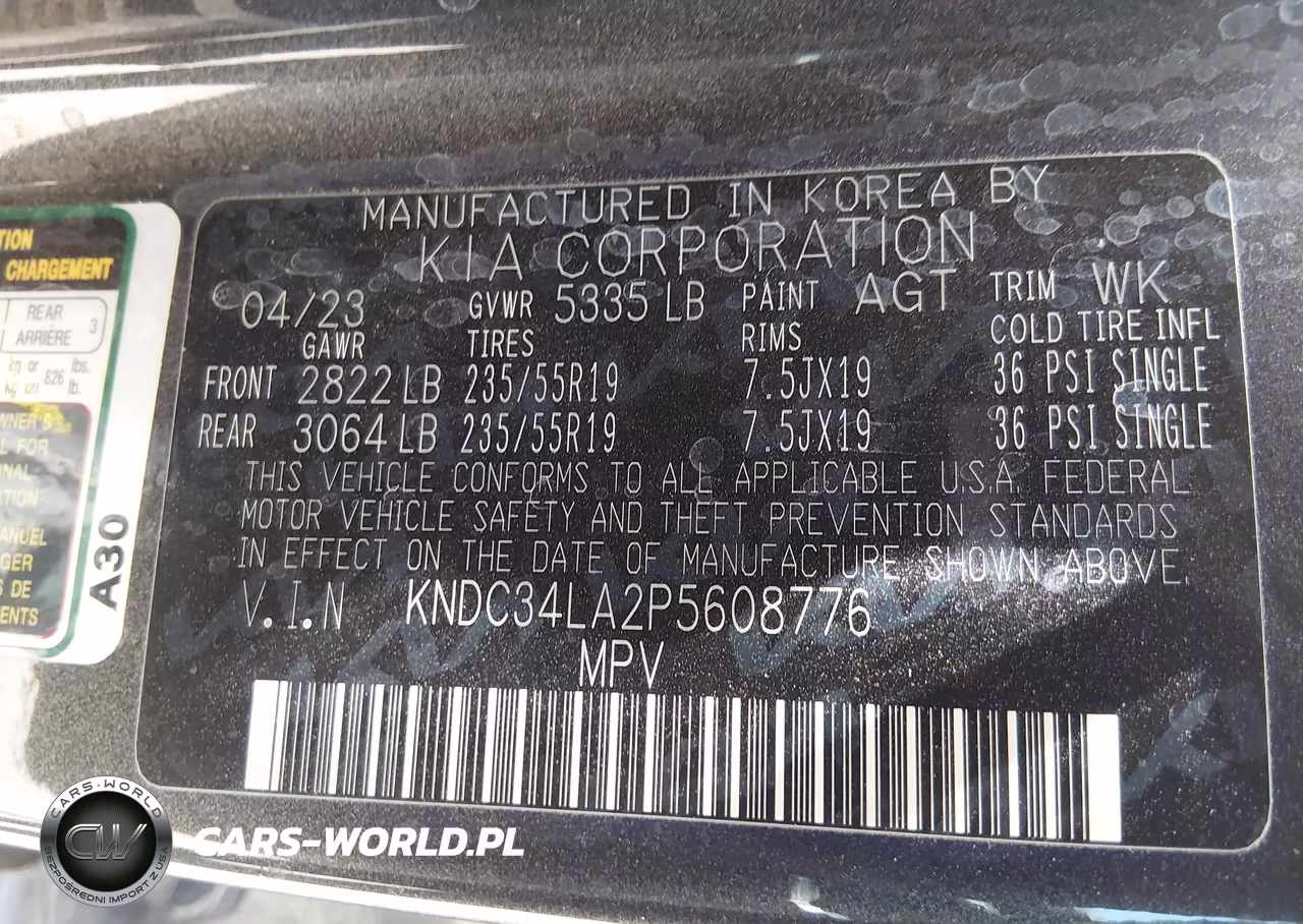2023 Kia Ev6 Wind VIN:KNDC34LA2P5608776 - 9