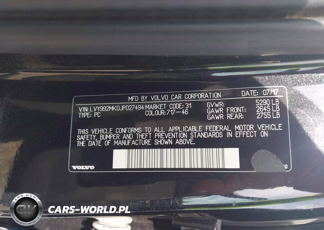 2018 Volvo S90 T6 Momentum VIN:LVY992MK0JP027494 - 9