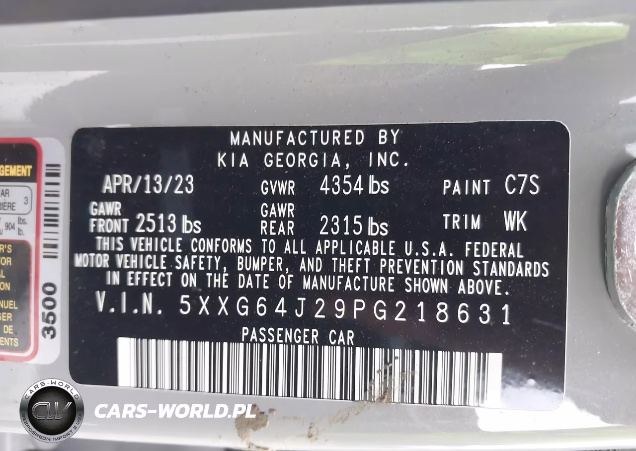 2023 Kia K5 Gt-Line VIN:5XXG64J29PG218631 - 9