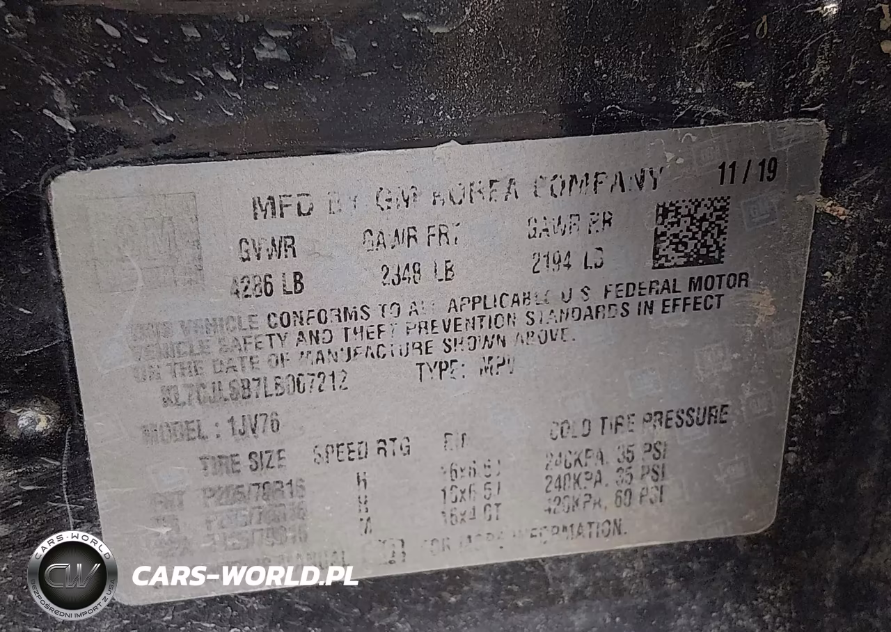 2020 Chevrolet Trax Fwd Lt VIN:KL7CJLSB7LB067212 - 9