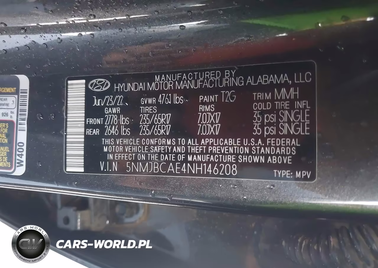 2022 Hyundai Tucson Sel VIN:5NMJBCAE4NH146208 - 9