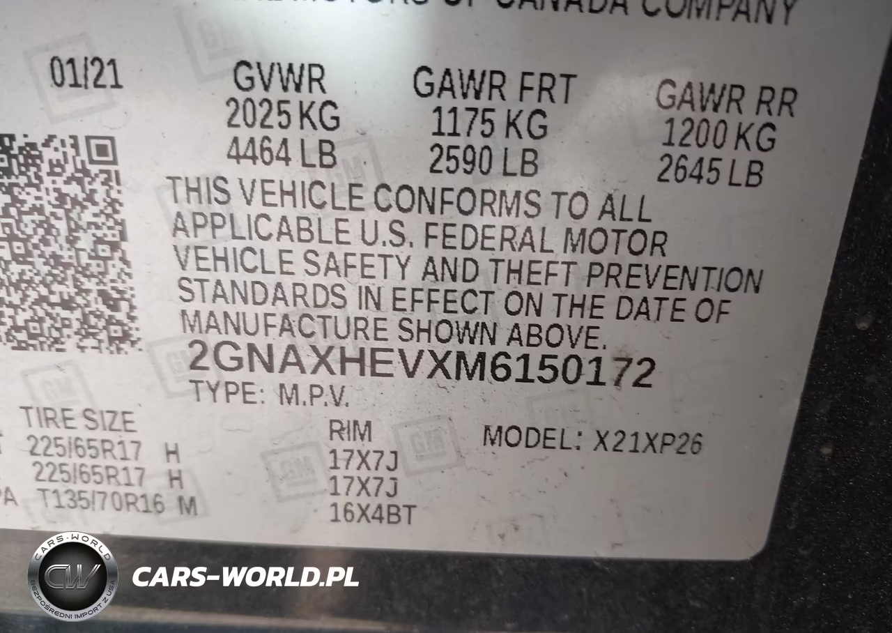 2021 Chevrolet Equinox Fwd Ls VIN:2GNAXHEVXM6150172 - 9