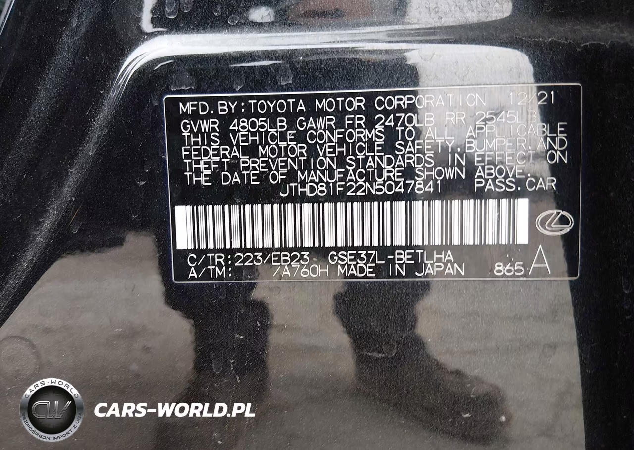 2022 Lexus Is 300 VIN:JTHD81F22N5047841 - 9