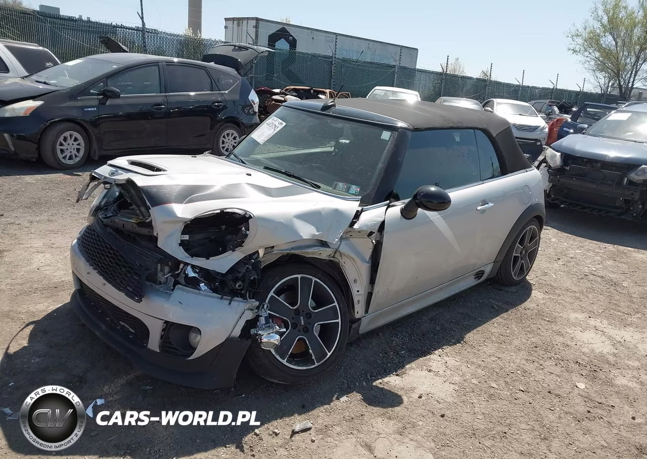 2014 Mini Convertible John Cooper Works VIN:WMWMR9C56ET499473 - 2