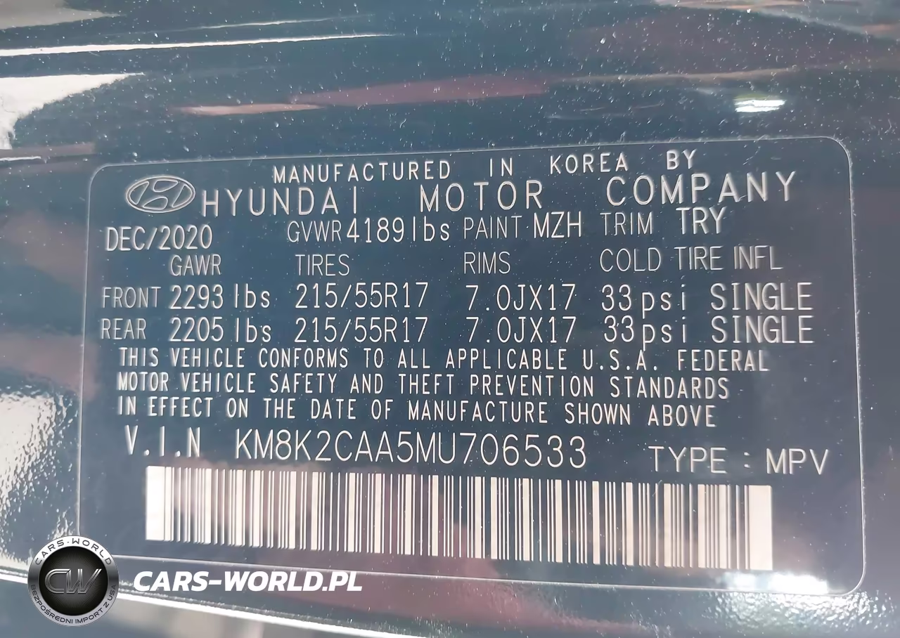 2021 Hyundai Kona Sel VIN:KM8K2CAA5MU706533 - 9