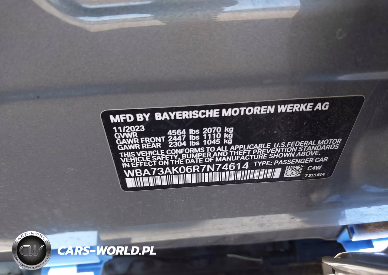 2024 BMW 228I Gran Coupe xDrive VIN:WBA73AK06R7N74614 - 9