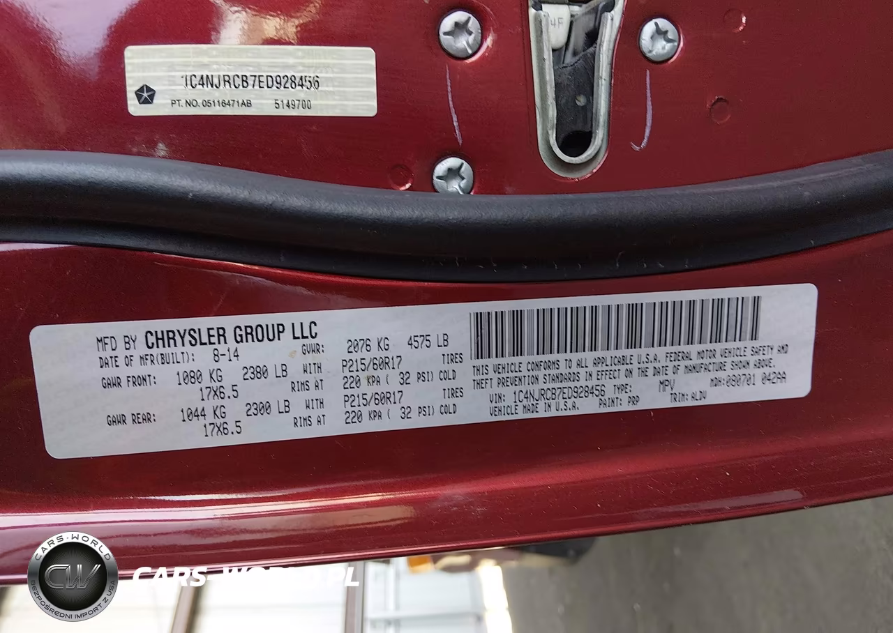 2014 Jeep Patriot Limited VIN:1C4NJRCB7ED928456 - 9