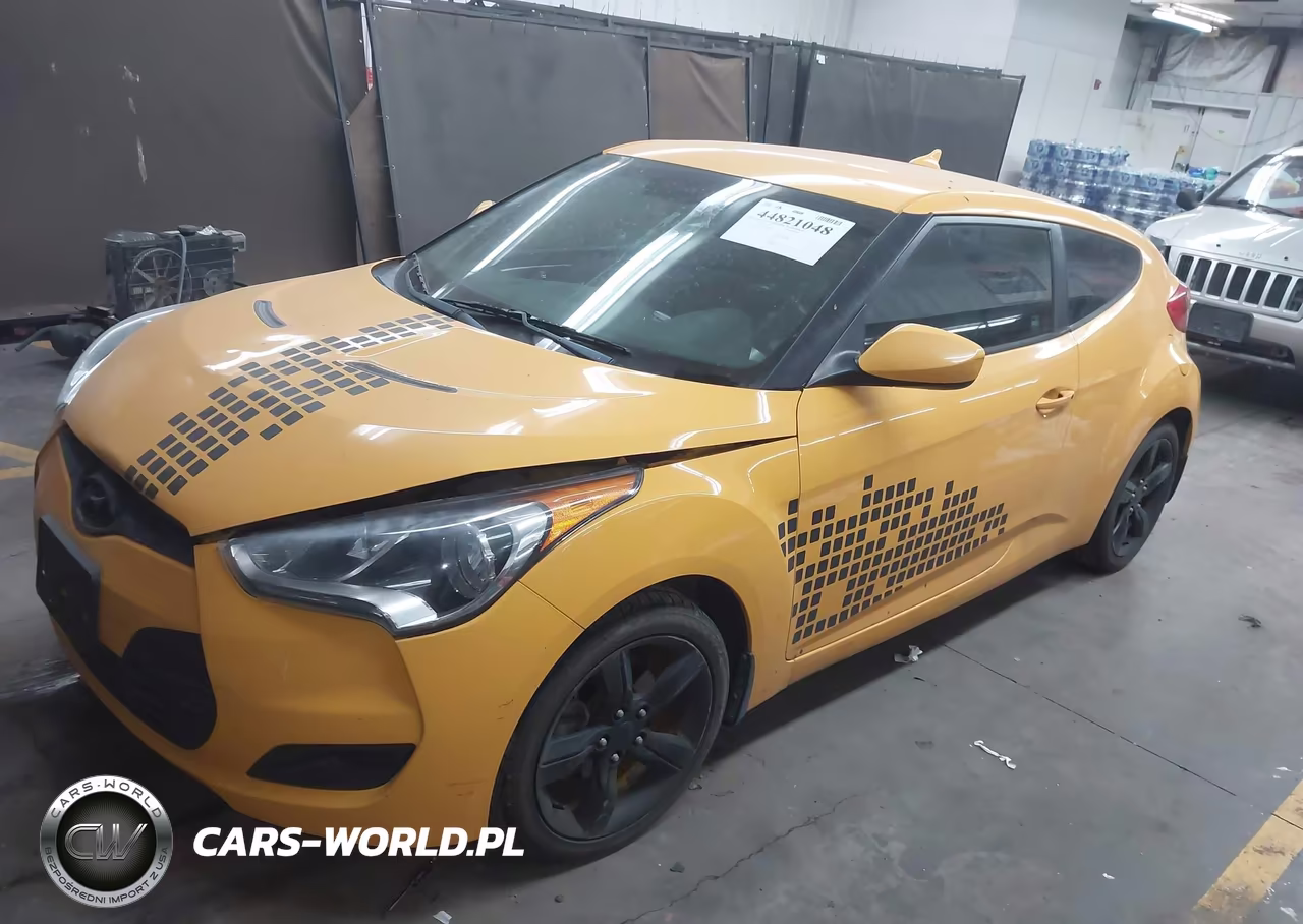 2013 Hyundai Veloster Base W-Black VIN:KMHTC6AD0DU172466 - 2