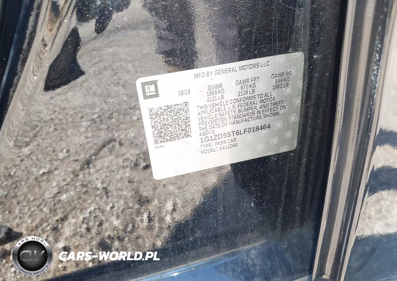 2020 Chevrolet Malibu Fwd Lt VIN:1G1ZD5ST6LF018464 - 9