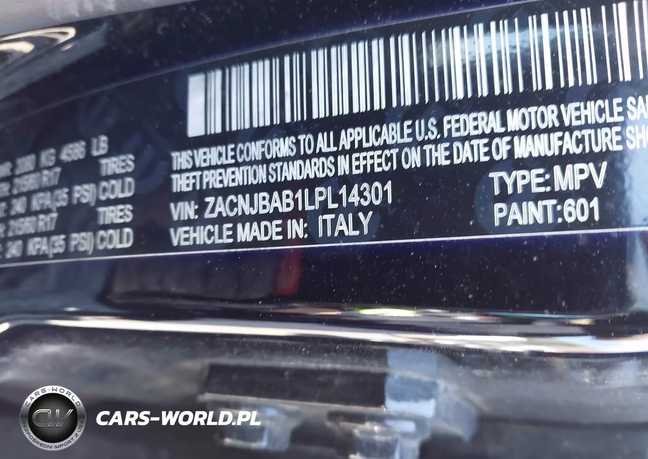 2020 Jeep Renegade Upland 4X4 VIN:ZACNJBAB1LPL14301 - 9