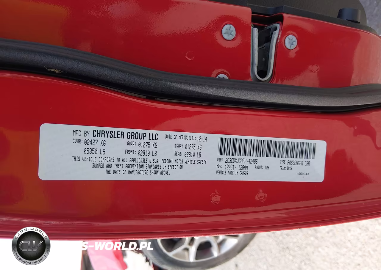 2015 Dodge Charger Sxt VIN:2C3CDXJG3FH742486 - 9