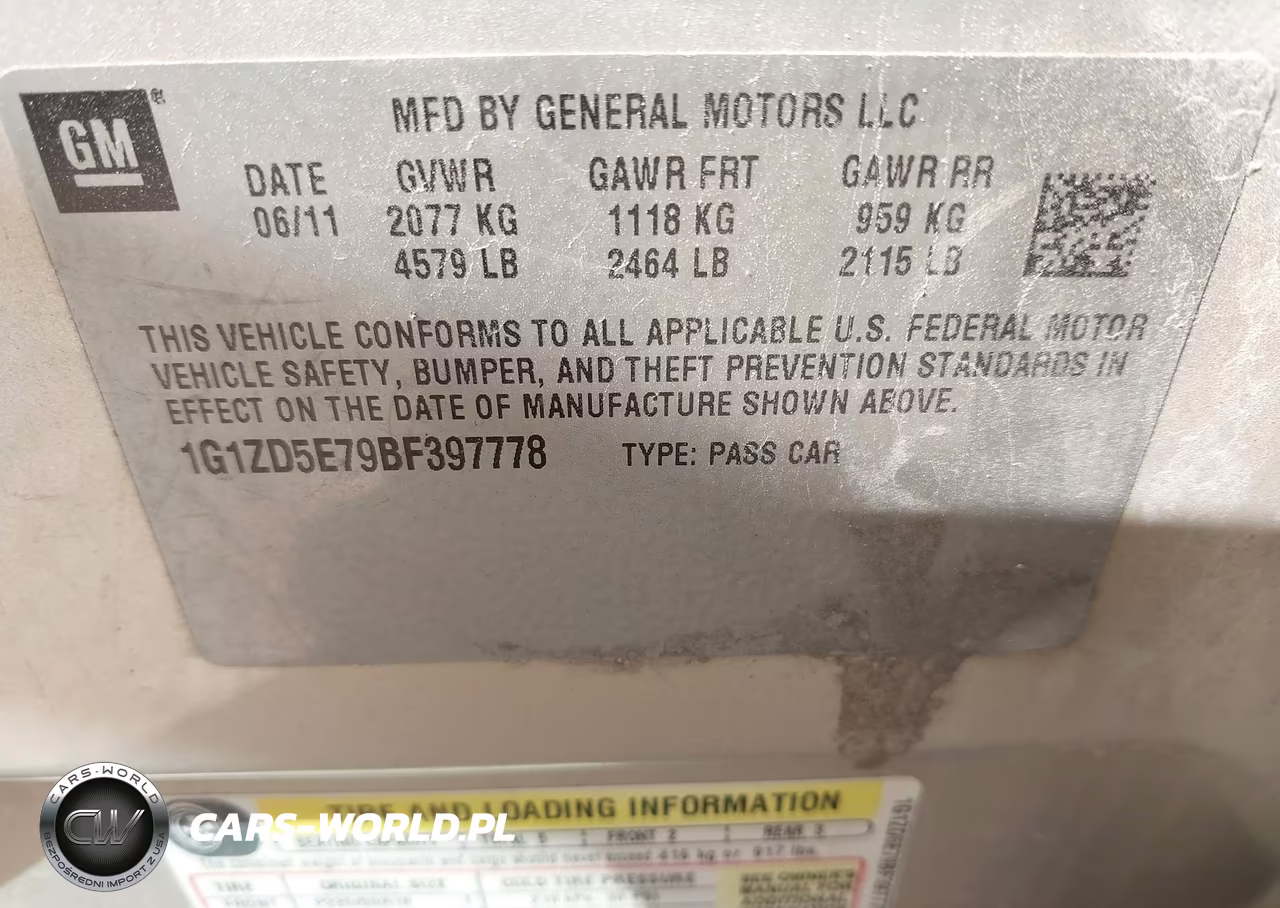 2011 Chevrolet Malibu 2Lt VIN:1G1ZD5E79BF397778 - 9