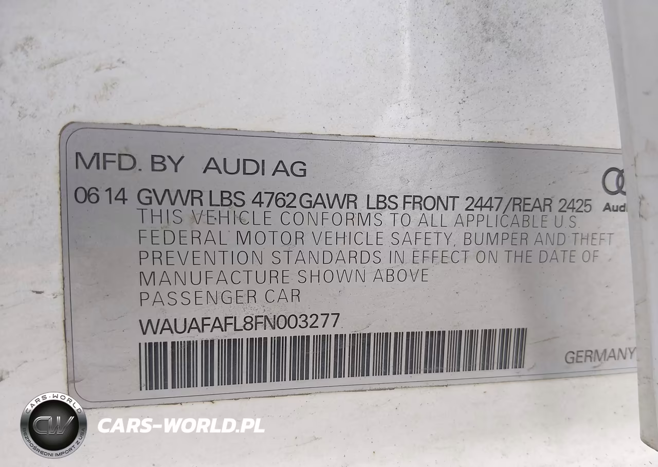 2015 Audi A4 2.0T Premium VIN:WAUAFAFL8FN003277 - 9