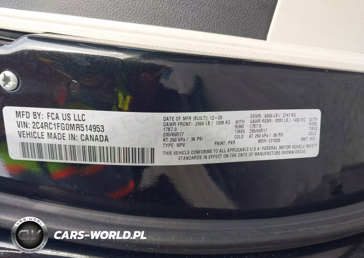 2021 Chrysler Pacifica Touring VIN:2C4RC1FG0MR514953 - 9