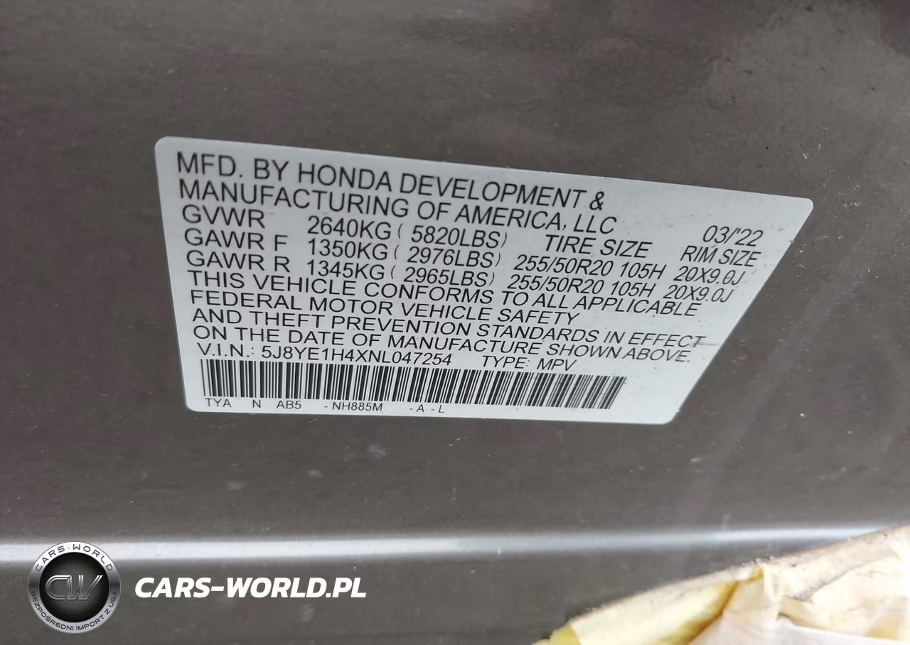 2022 Acura Mdx Technology Package VIN:5J8YE1H4XNL047254 - 9