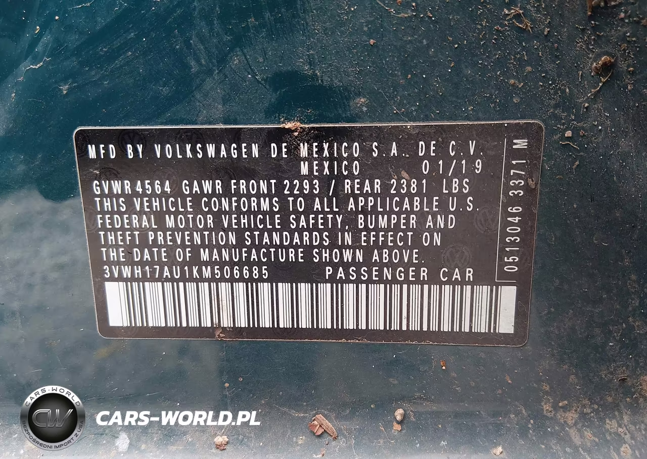 2019 Volkswagen Golf Alltrack Tsi S-Tsi Se-Tsi Sel VIN:3VWH17AU1KM506685 - 9