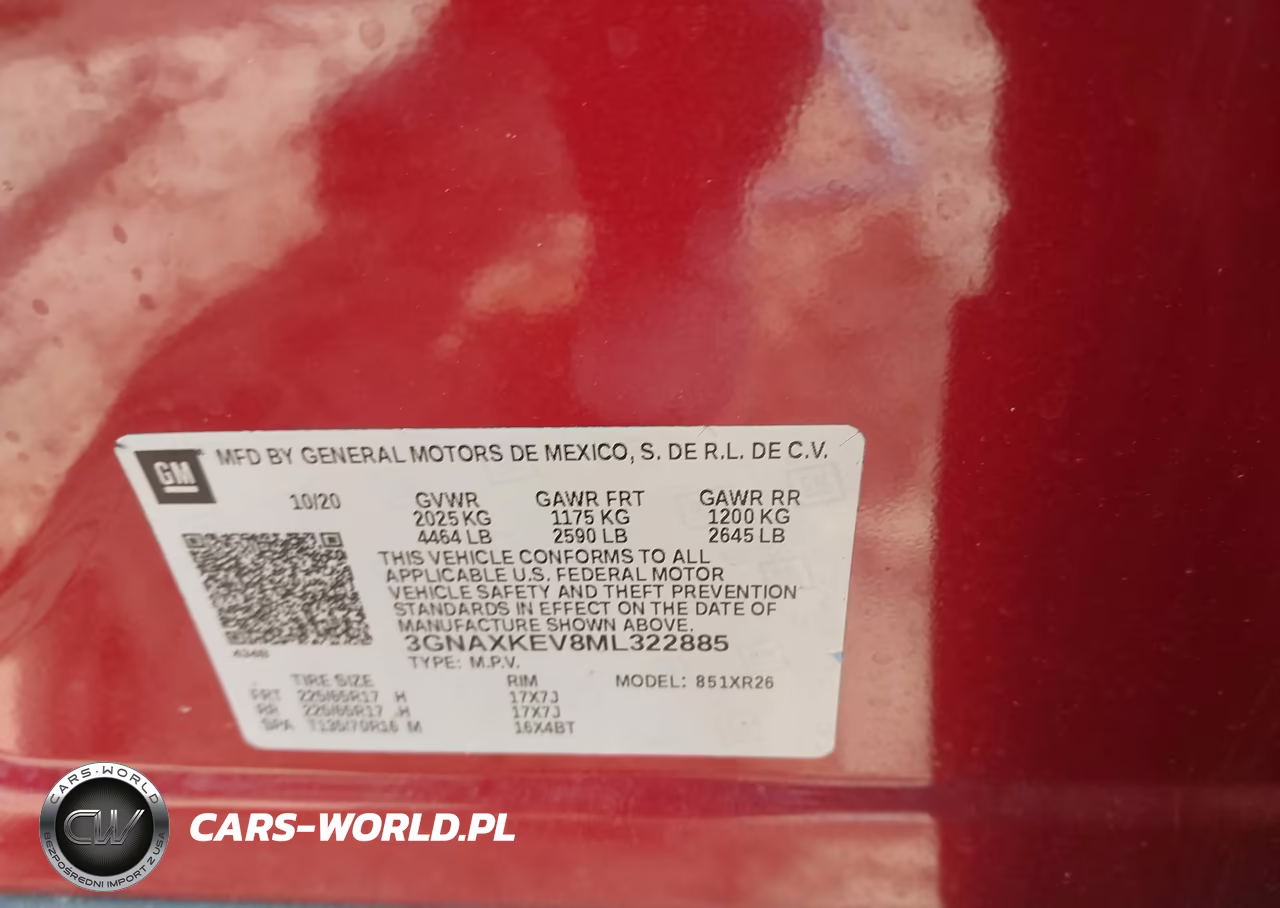2021 Chevrolet Equinox Fwd Lt VIN:3GNAXKEV8ML322885 - 9