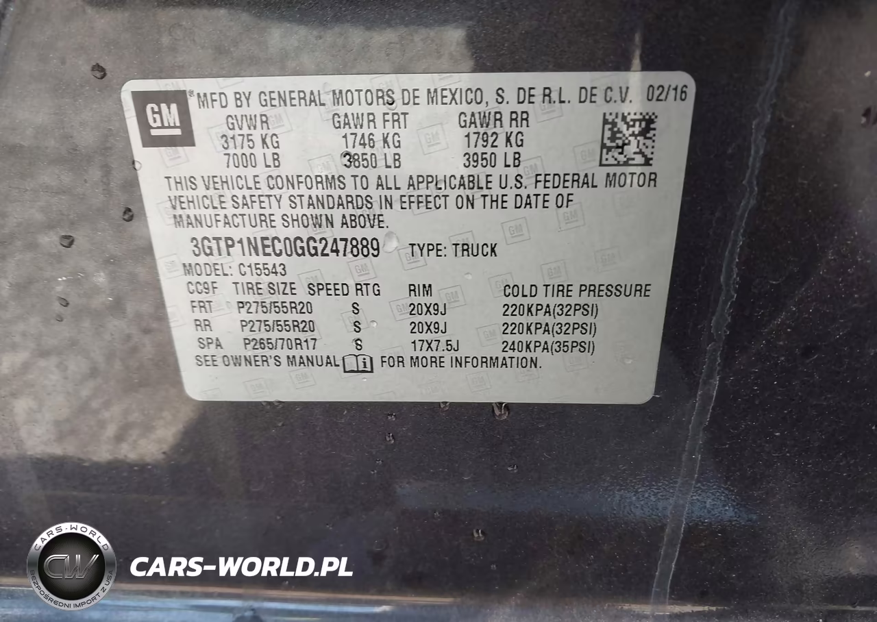 2016 GMC Sierra 1500 Slt VIN:3GTP1NEC0GG247889 - 9